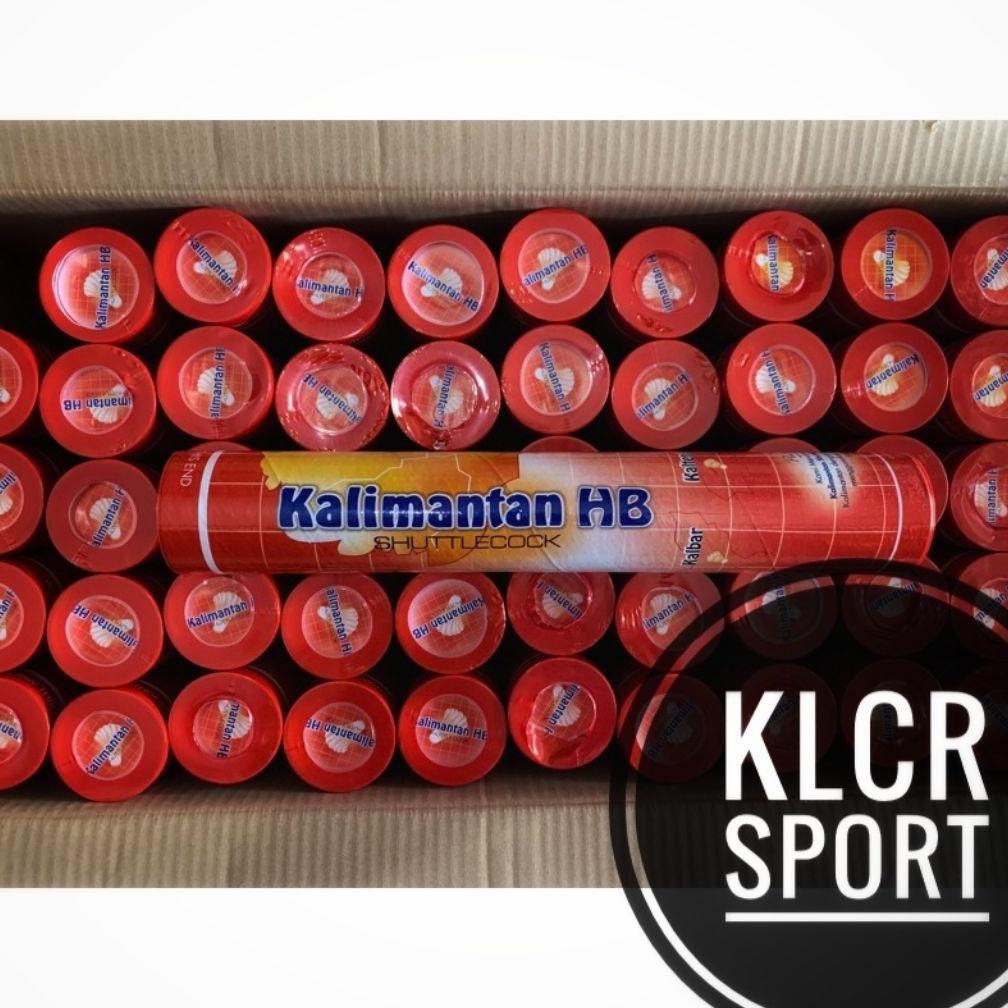 EXCLUSIVE SUTTLECOCK KALIMANTAN HB ORI SHUTTLECOCK BADMINTON 1 SLOP ISI 12 PC