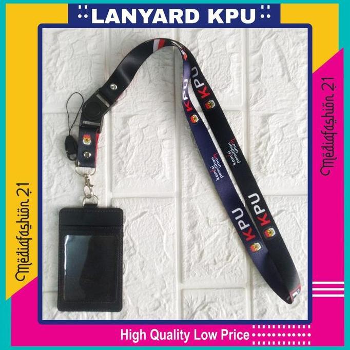 Kpu (Komisi Pemilihan Umum) Lanyard Printing / Tali Gantungan Id Card Diskon