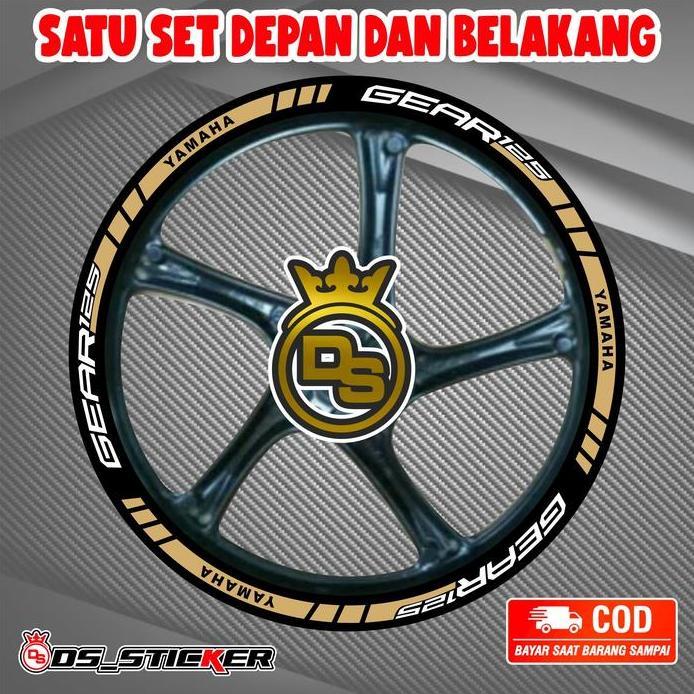 SIAP KIRIM STIKER VELG YAMAHA GEAR 125 STICKER CUTTING VELG YAMAHA GEAR 125