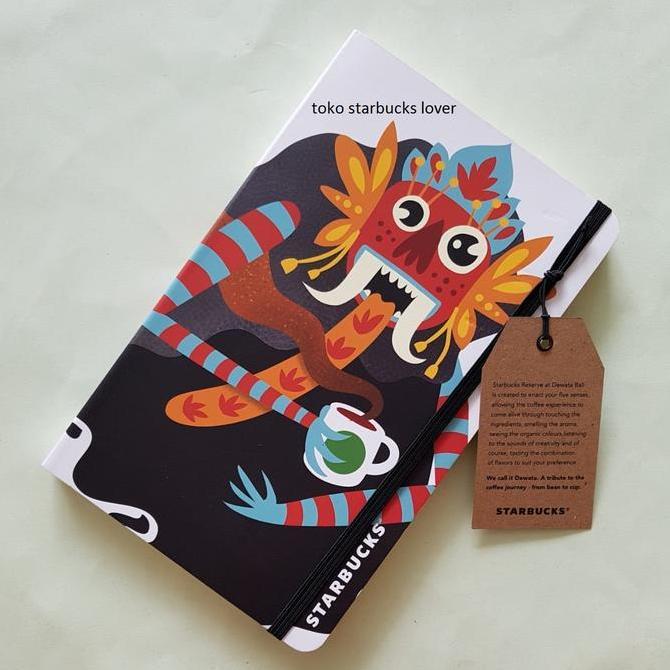 Starbucks Notebook Dewata Barong putih