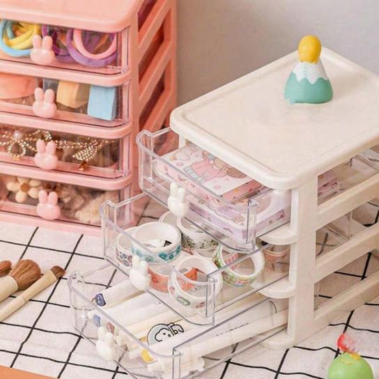 rd-67 Reseller Welcome - 6363 Laci Susun Plastik / Rak Penyimpan Kosmetik / Organizer Multifungsi / 