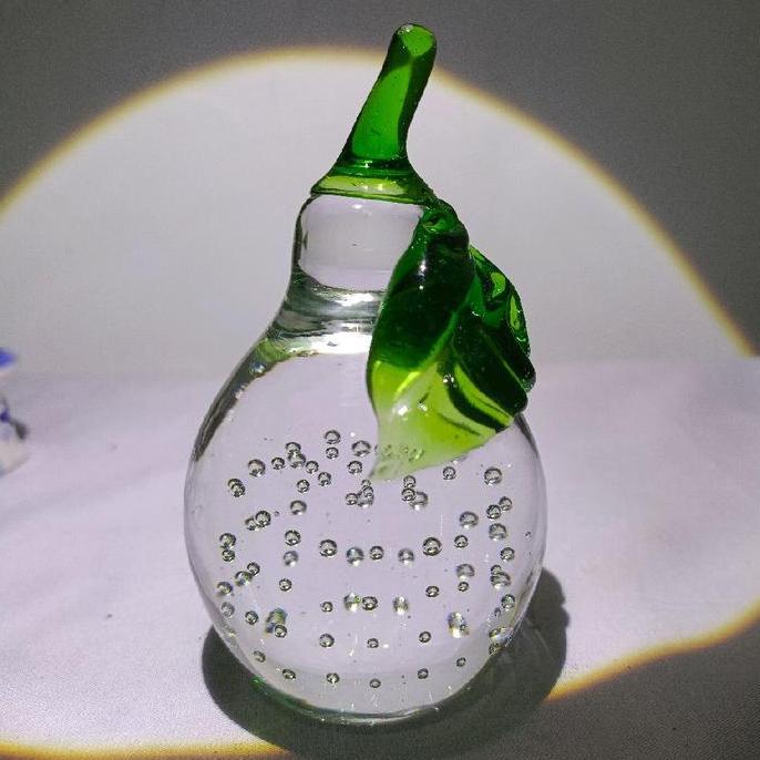 buah kristal pajangan bohemia d65