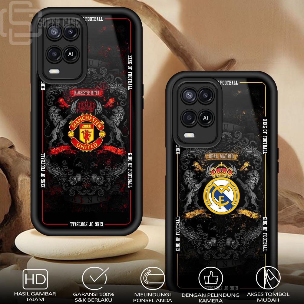 HOT DEALS Case hp OPPO A54  Supercase Motif BOLA Softcase Hardcase glossy kaca casing for All type