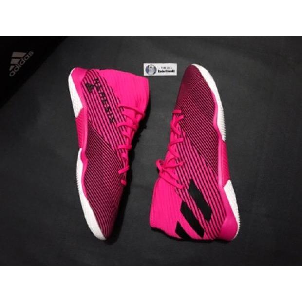 BESTPROMO SEPATU FUTSAL ADIDAS NEMEZIZ 19.3 IN SHOCK PINK/BLACK F34411 ORIGINAL BNIB