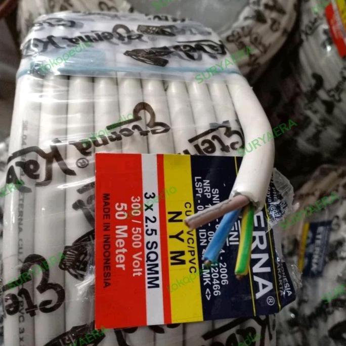 Sale Kabel 3X2.5Sqmmx50 Meter Roll Nym Eterna Ac Instalasi Control Listrik