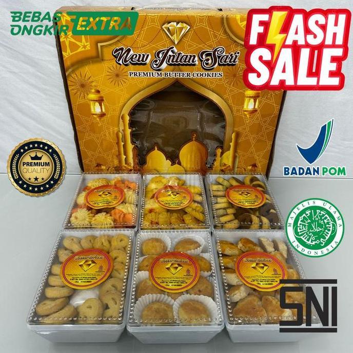 PAKET KUE KERING INTAN SARI PARCEL KUE KERING PAKET KUE LEBARAN MURAH