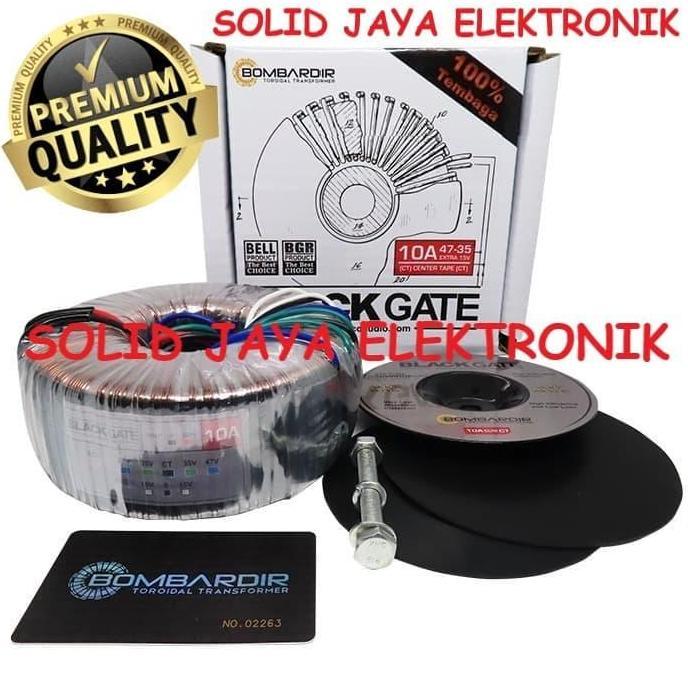 Promo Trafo Toroidal Blackgate 10A-47V Ct -Travo Toroid 10A-Travo Donut Bell