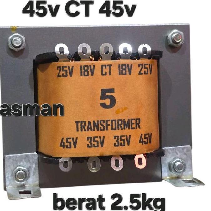 Murah ( Travo 45V Ct 45V 5A Murni )   Trafo Balast Adaptor Transformator Ac To Ac Step Down Step Up 