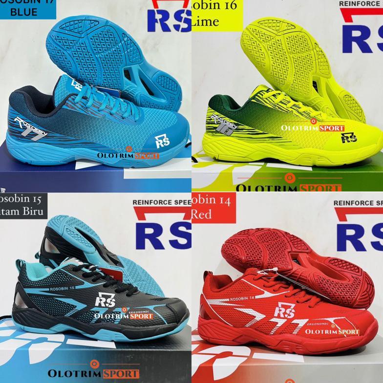 Hot Product Sepatu Badminton Rs Rosobin  11 12 14 15 16 17 18 Original