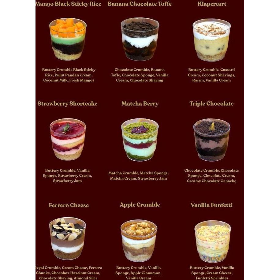 Mini Cup Pies isi 9 - Hampers Tarterie&Co