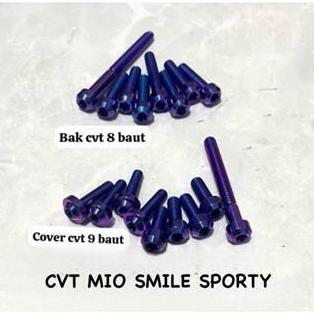 BAUT TITANIUM CVT MIO SMILE SPORTY ORIGINAL TITANIUM VIETNAM READY STOCK