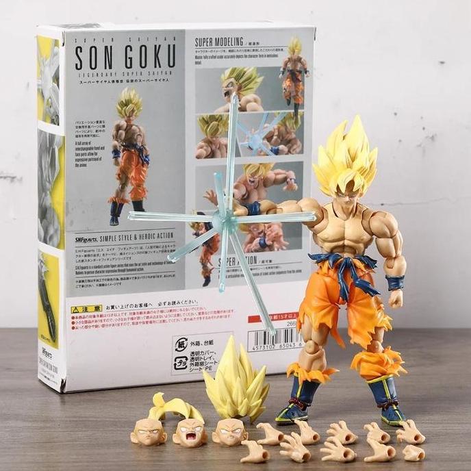 READY SHF Figuarts Dragon Ball Z Son Goku Awakening Super Saiyan Figure
