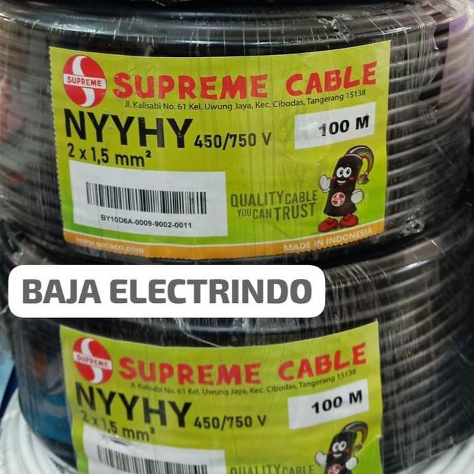 Grosir Supreme Kabel Listrik Serabut Isi 2 Nyyhy 2X1,5Mm Supreme @50M Nyyhy 2X1.5 Mm 2X1,5 Supreme H