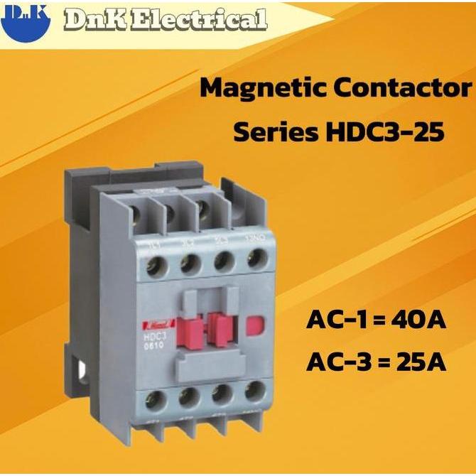 Sale Magnetic Contactor Himel Hdc3-25 3 Pole 11Kw
