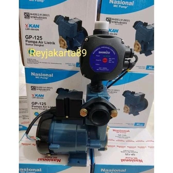 Pompa Booster Air Toren Pendorong Air Toren Otomatis Shimizu Booster Asli