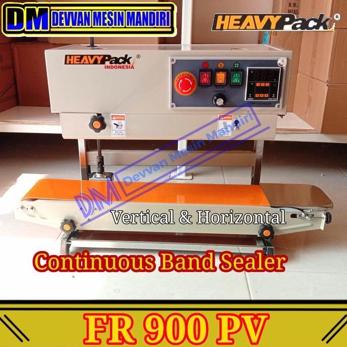 Continuous Band Sealer FR-900PV / Mesin Perekat Plastik Standing Pouch