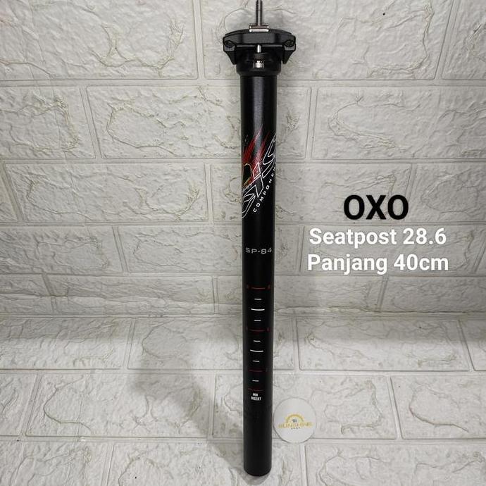 Seatpost Saddle 28.6 OXO Alloy Tiang Cagak Sadel Sepeda MTB Roadbike Seli Lipat Folding Bike Diamete
