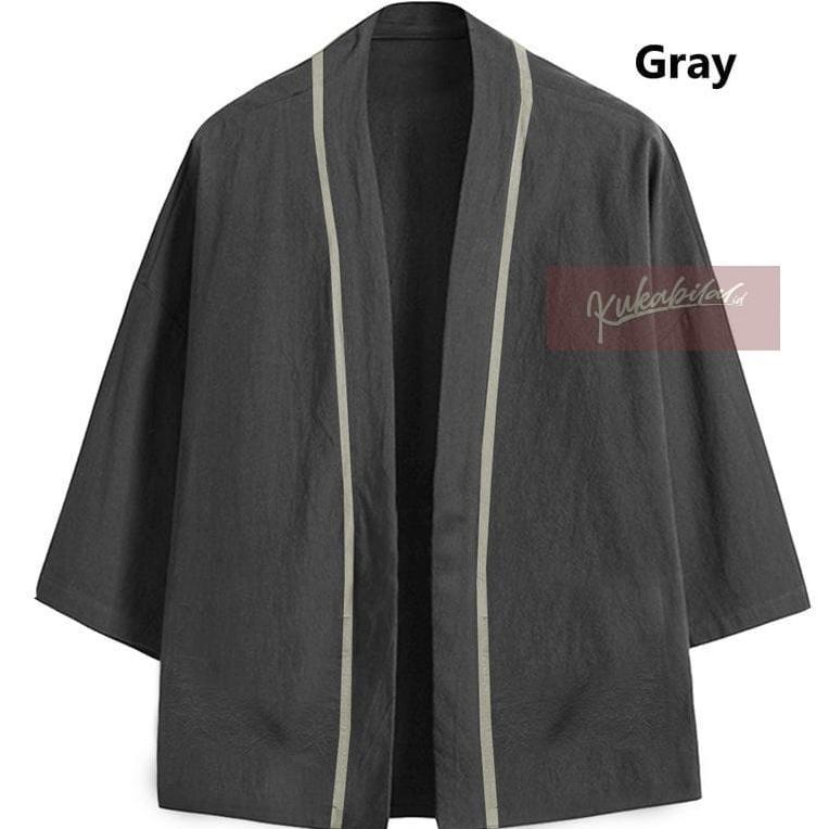 Premium  Kimono Lis | Outer Jepang | Kimono Unisex | Cradigan Jepang | Kimono Pria