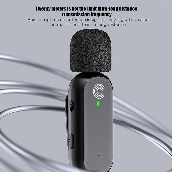 Kanpeki- Costa True Dual Tx Wireless Microphone Lavalier Clip On Monitoring Mikrofon