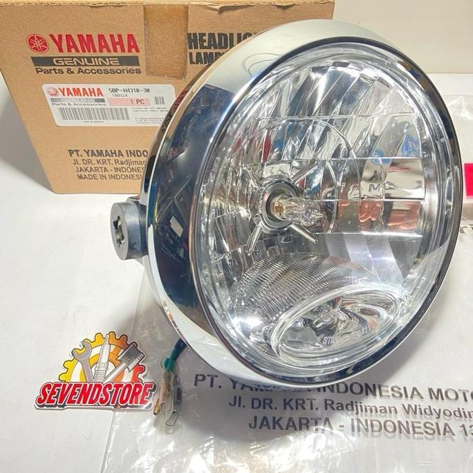 Promo Refflektor Lampu Depan Assy Set Yamaha RX King RXK Bulat Original YGP Diskon