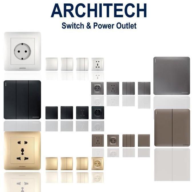SAKLAR GOLD / SAKLAR ARCHITECH INFINITY / SAKLAR LAMPU / SAKLAR EMAS