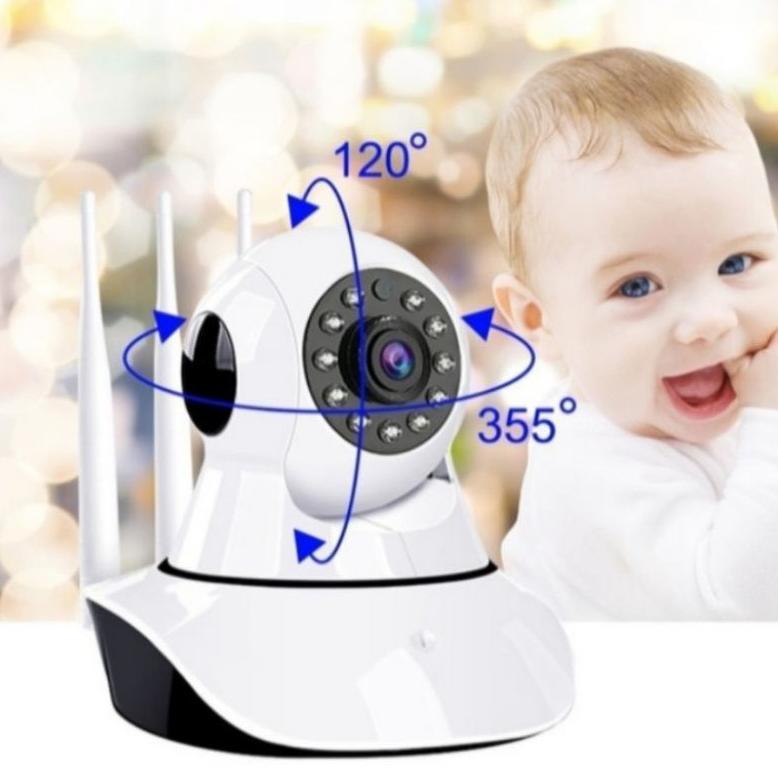 CamKeamanan- Baby Cam V380 CCTV Wireless Wifi 3 antena 5 mega pixel 1080p CCTV security