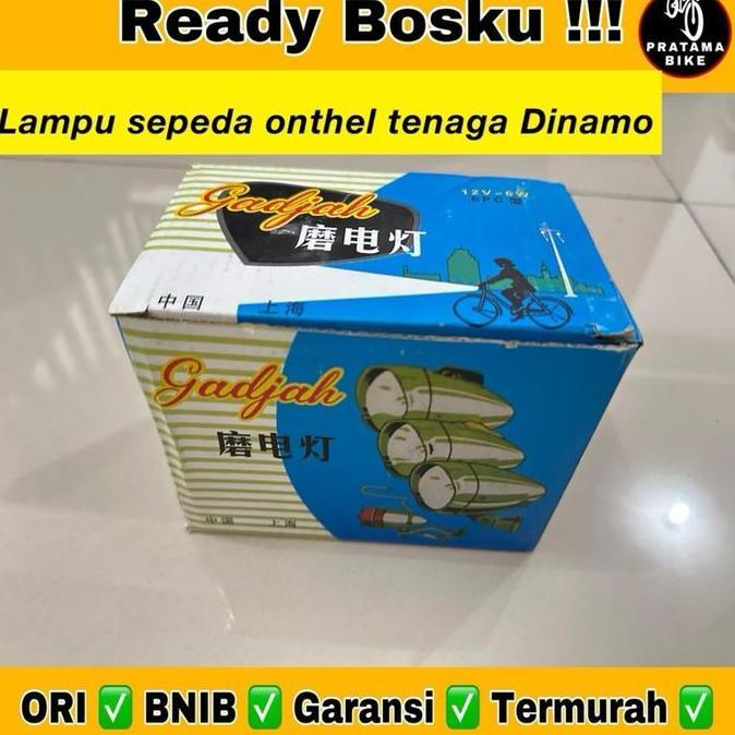 Promo LAMPU SEPEDA ONTHEL ONTEL KEBO VINTAGE KUNO ASLI TAIWAN TERMURAH TERBARU TERLENGKAP Diskon