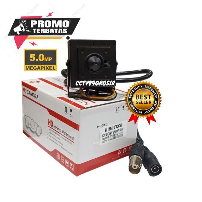 NEW Camera CCTV Tersembunyi Kotak Kecil Pin hole HD TVI 5MP 2560P