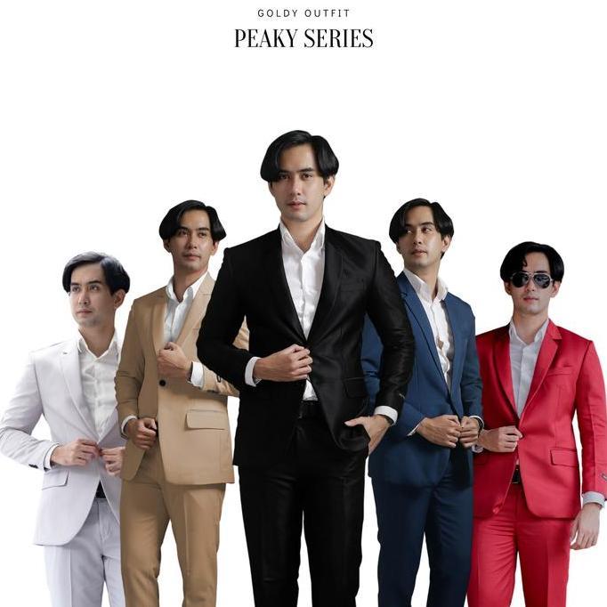 Setelan Jas Pria, Celana Slim Fit, Peaky Series, Goldy, Setelan Jas Formal, Celana Pria, Jas Slim, J