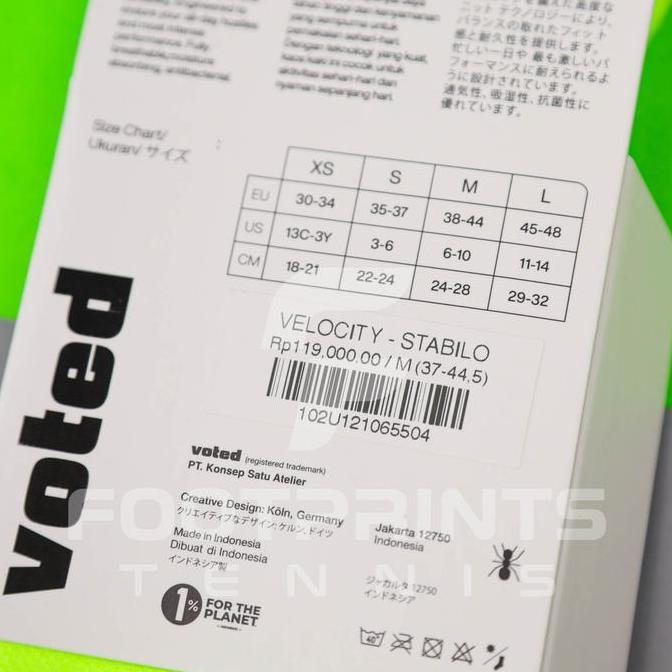 Voted Velocity Kaos Kaki Tenis Tennis Socks