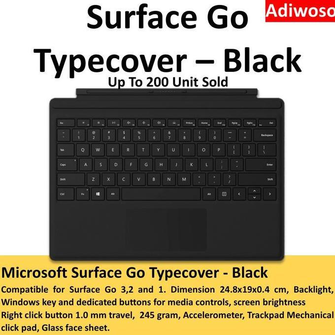 Microsoft Surface Go Keyboard Black