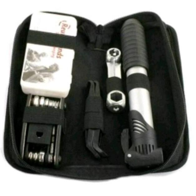 Promo Toolkit Lengkap Perlengkapan Reparasi Sepeda & Tambal Ban Sepeda & Kunci Sepeda & Tas Sepeda D