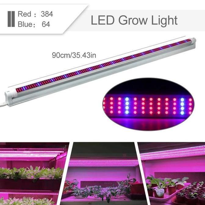 ZW0184 5Pcs/Set Lampu Tanaman Hidroponik 45W 90cm Grow Light T8 LED murah