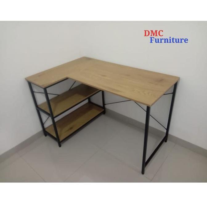 Meja Kantor Leter L Meja Tulis Meja kerja Sudut VINO ACTIVE