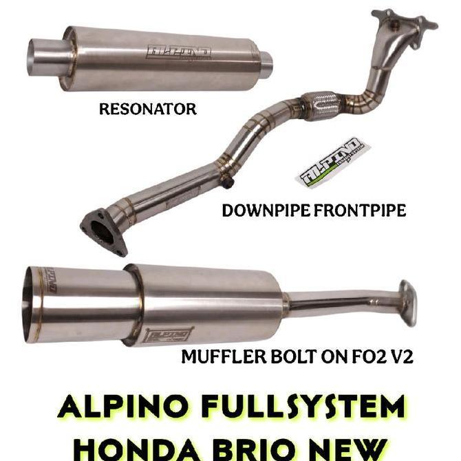 full system alpino FO2 V2 PNP brio new dpfp resonator muffler Exhaust