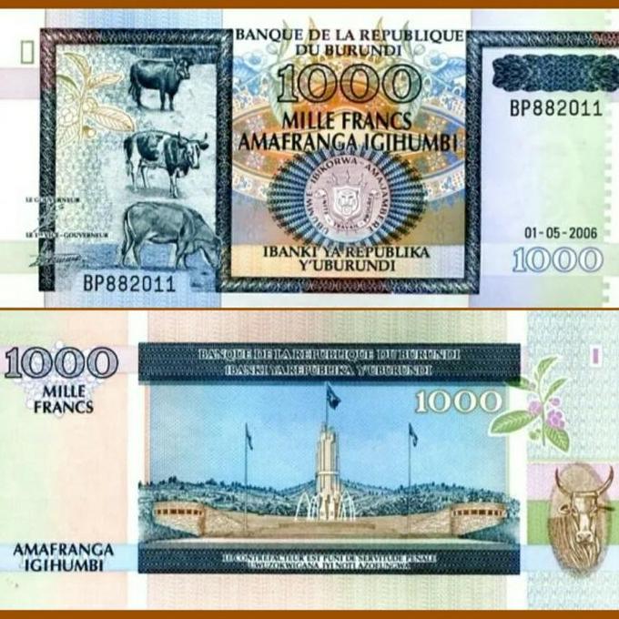 Burundi 5000 Francs 2006