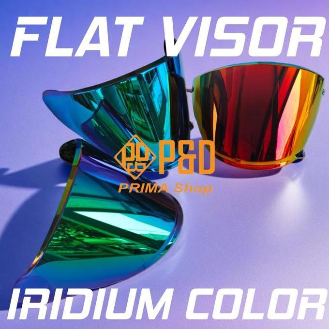 kaca helm Ink Centro, ink metro, Flat Visor Clear, Smoke, Iridium