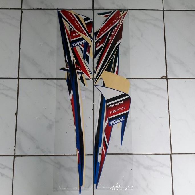 stiker striping body motor xeon rc 125 2013 biru