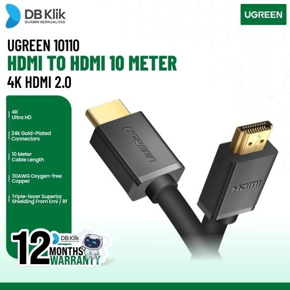 Kabel UGreen 4K HDMI 2.0 Male to Male 10 Meter (10110) UGREEN 10110