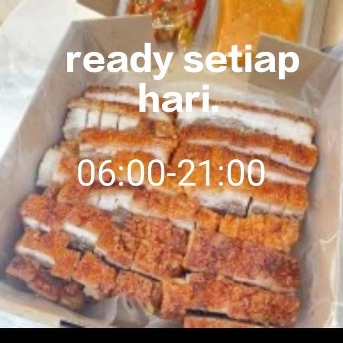 NEW BABI PANGGANG ASIN GARING /SAMCAN CRISPY PORK 1KG. BEST