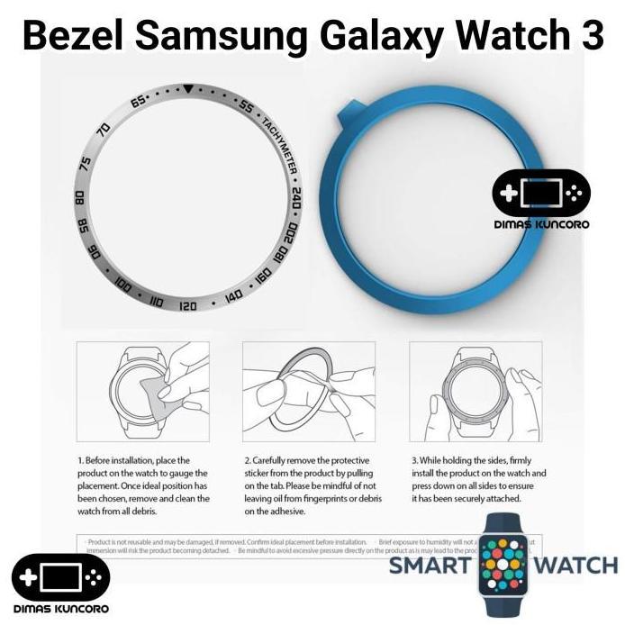 Bezel Samsung Galaxy Watch 3 bumper ring protector pelindung samsung galaxy watch 3 41mm 45mm
