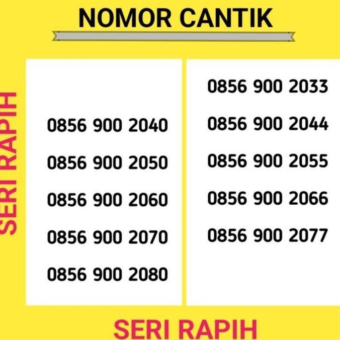 nomor cantik m3 kwartet indosat mentari 11 digit tahun lahir