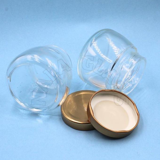 JKGC150 botol jar toples kaca pendek 150ml / jar puding/susu/youghurt