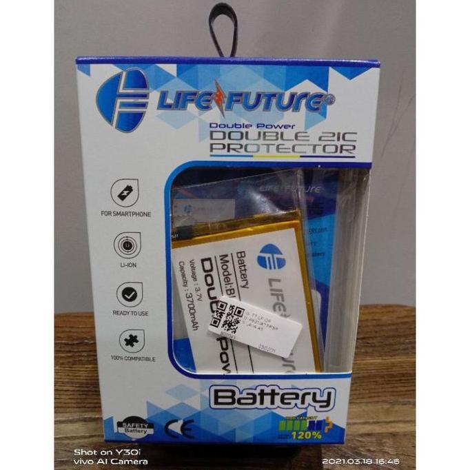 BATRE DOUBLE POWER OPPO F3 /F5 BLP631 LIFE FUTURE