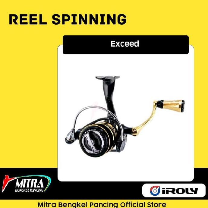 Reel Iroly Exceed Carbon Body 500 - 1000 Salt Water Mini Ultralight Reel Pancing
