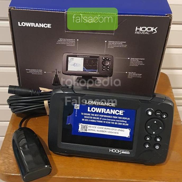 LOWRANCE Hook Reveal 5X Splitshot Fish finder Navigator