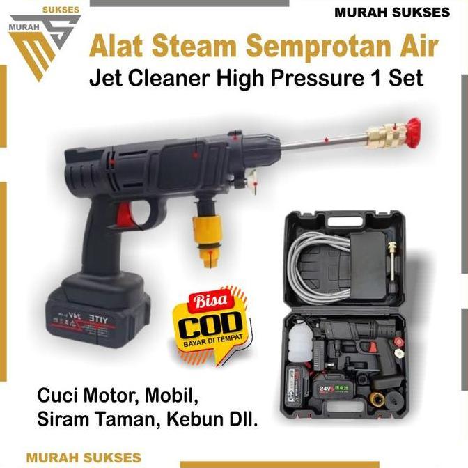 COD Mesin Semprotan Air Cuci Motor Mobil 1 Set Lengkap Alat Steam Jet Cleaner High Pressure