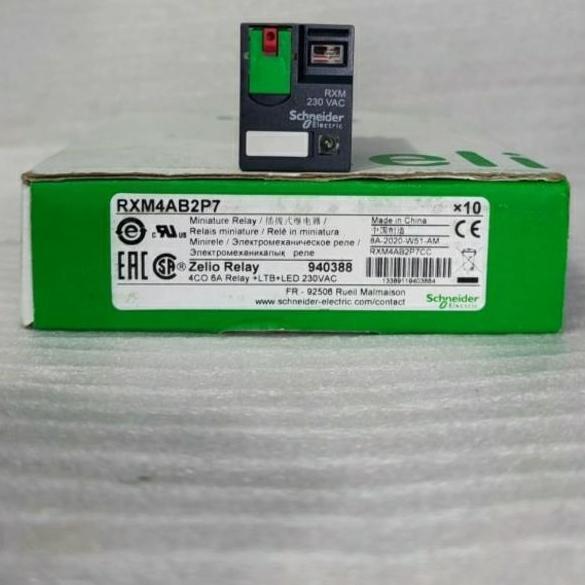 Murah Relay Schneider Rxm4Ab2P7 + Socket 1Set