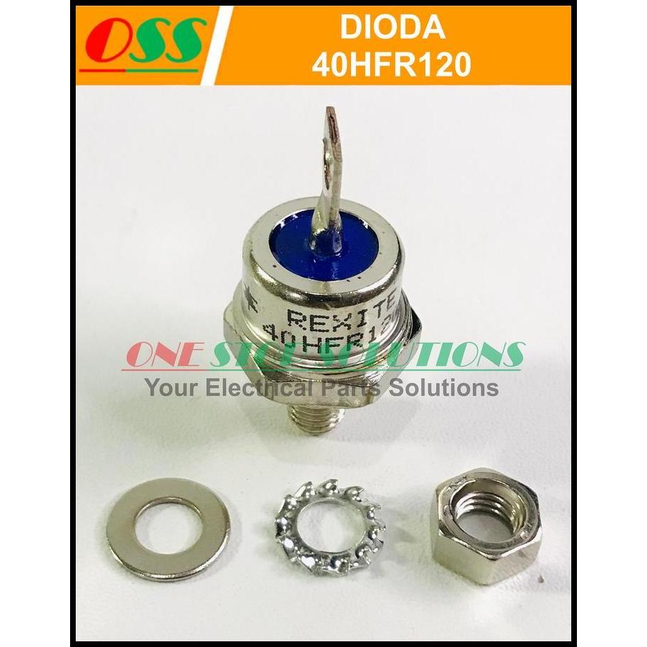 TERLARIS DIODA 40HFR120 STUD RECTIFIER DIODA BAUT 40A