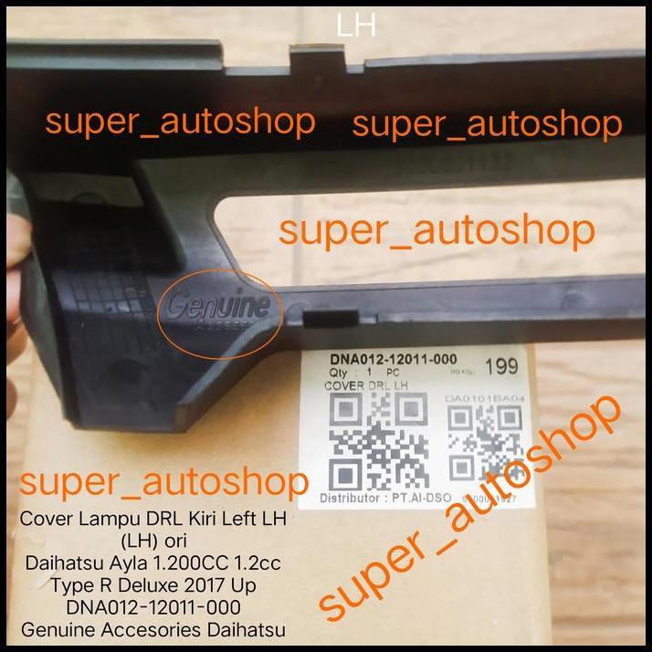 TERLARIS COVER LAMPU DRL KIRI LEFT LH DAIHATSU AYLA 1.2CC R DELUXE 2017 UP ORI 